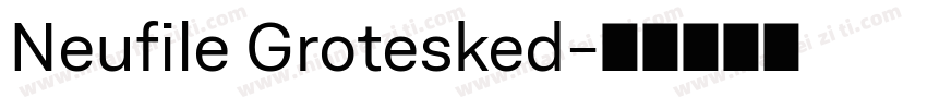 Neufile Grotesked字体转换